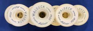 Vintage Waldeck Silver Flip Wheels