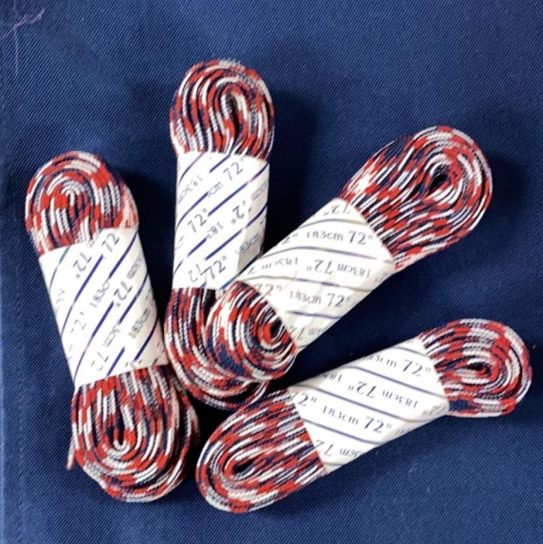 Red White and Blue Roller Skate Laces Roller World, Inc.