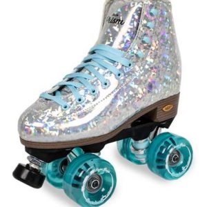 Details about   Sure Grip Stardust Roller Skates Glitter Blue Size 3 approx US Women’s 4 
